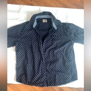 Men's Navy Polka Dot Shirt